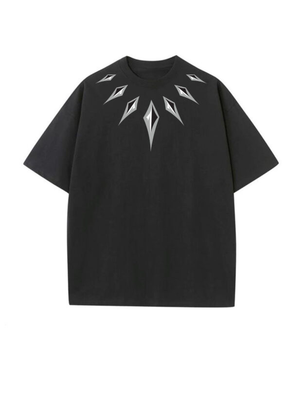 Black Panther Printed Oversized T-Shirt - Image 2