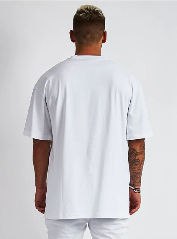 Basic Oversized T-Shirt (White) - Image 2