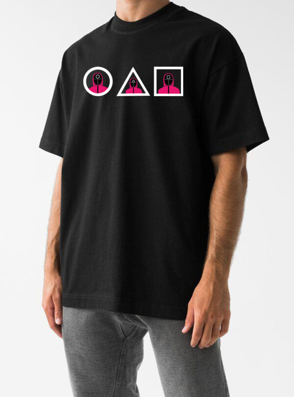 Squid Games Printed Oversized T-Shirt - Image 2