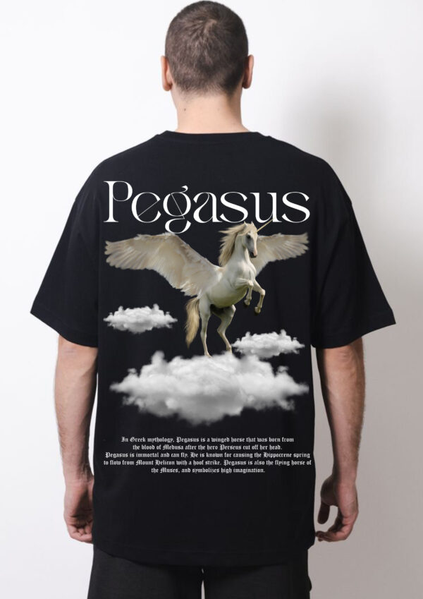 Pegasus Printed Oversized T-Shirt