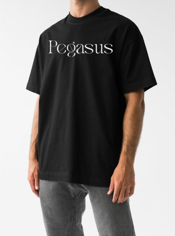 Pegasus Printed Oversized T-Shirt - Image 2