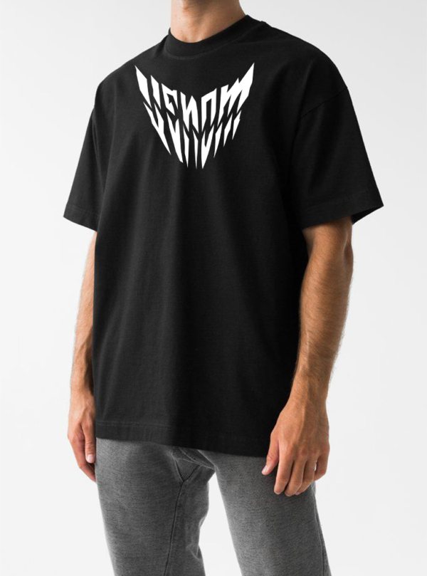 Venom Printed Oversized T-Shirt - Image 2