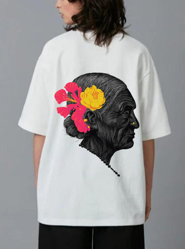Timeless Grace Printed Oversized T-Shirt